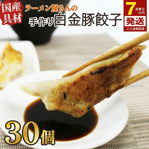 ＼5/16から～5/26日まで対応不可／【スピード発送】 手作り餃子 30個  6個×5p 冷凍
