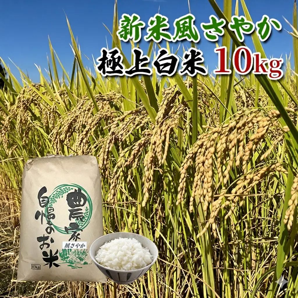 長野県産「風さやか」（10kg）【栄屋ファーム】 お米 精米 ご飯 オリジナル 新品種 旨味 甘み 爽やか もっちり 美味しい お弁当 おにぎり こだわり 安心 安全 ミネラル たっぷり 