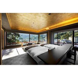 三朝温泉 万翆楼 最上階スイートペア宿泊券（1泊2食付き）【GW、お盆、年末年始等ご利用不可日有】