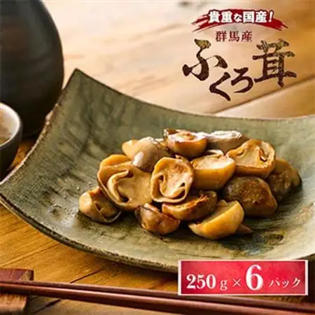 貴重な国産ふくろ茸　袋茸　フクロタケ【冷凍真空パック】丸いもの6パック_野菜  きのこ _【配送不可地域：離島】【1247914】