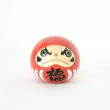 幸福だるま　赤(1体)_装飾品・工芸品   _【1293208】