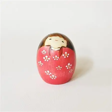 しあわせ　ピンク　小(1体)_装飾品・工芸品   _【1293295】