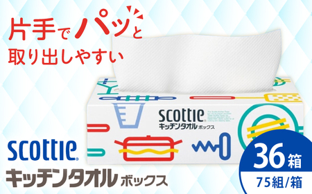 スコッティ キッチンタオルボックス 36箱 キッチンペーパー  [BDBH003-1]