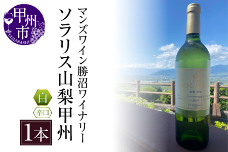 ワイン ソラリス 山梨甲州（白ワイン・辛口）（KBO）B15-603