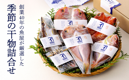 149-1 創業40年 の 魚屋 が 厳選 した 季節 の 干物 詰合せ KN025-005 魚 加工食品