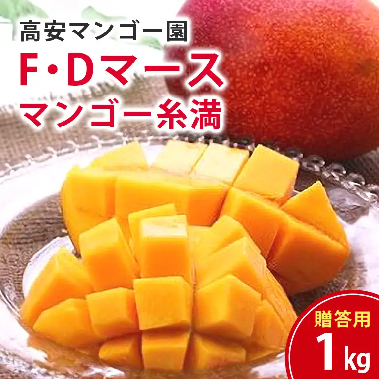 【 先行予約 2026年 発送 】 高安マンゴー園 贈答用 F・Dマースマンゴー糸満 1kg (2～3玉) 沖縄県産 マンゴー アップルマンゴー アーウィンマンゴー 完熟マンゴー 果物 くだもの フルーツ 沖縄 お取り寄せ ギフト 贈答品 産地直送 農家直送 糸満市 96-6