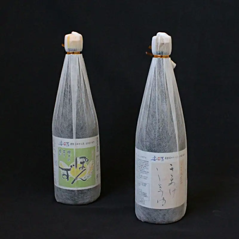 安吉の詰め合わせセットC（きあげしょうゆ720ml・しょうゆポン酢720ml） / 調味料 醤油 こいくち セット 化粧箱入り 贈答 ギフト 和歌山県 田辺市【kyj016-1】