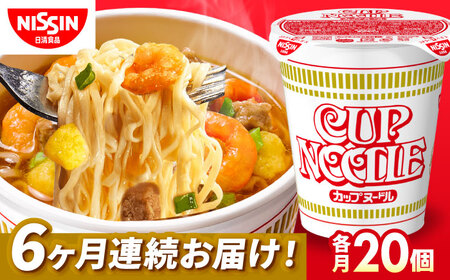 【全6回定期便】日清カップヌードル（1ケース20食入） [BIBI008]