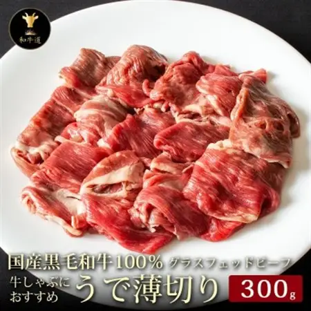 十勝姫 ウデ薄切りスライス 300g しゃぶしゃぶ用 国産 黒毛和牛 グラスフェッドビーフ _肉 すき焼き 牛肉 すきやき スキヤキ  肉 黒毛和牛 牛肉 _【配送不可地域：離島】【1397674】