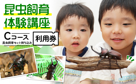 【幼児～小学生対象】昆虫飼育体験講座Cコース（昆虫・飼育セット各自お持ち込み＜体験：2027年1月～3月の各日曜日＞）ご利用券（1名様） 体験チケット 生き物