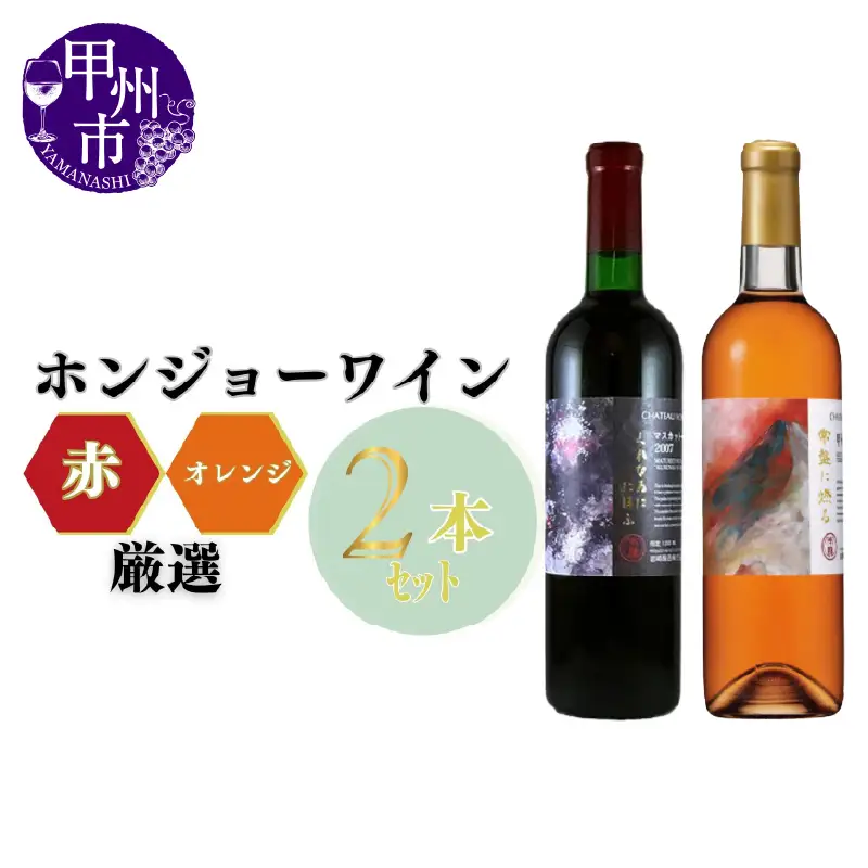 ワイン ホンジョーワイン厳選 赤・オレンジ飲み比べセット（MG）C3-650