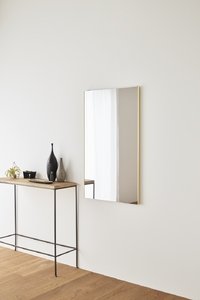 リフェクスミラー姿見 バリエ ダブル (フィルムミラー) RMV-2-GL (幅60cm×高さ100cm×厚み2cm)グリッターゴールド [0716]