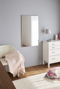 リフェクスミラー姿見 バリエ ダブル (フィルムミラー) RMV-2-BPK (幅60cm×高さ100cm×厚み2cm)ベビーピンク [0720]