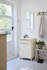 リフェクスミラー姿見 エア ミニ (フィルムミラー) RMA-1-WH (幅30cm×高さ60cm×厚み2cm) [0727]