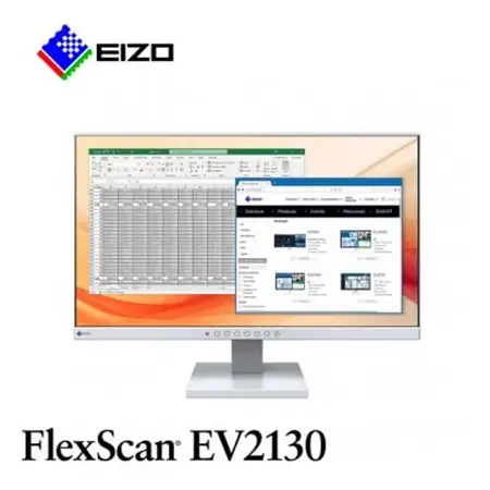 EIZOの21.5型フルHD液晶モニター FlexScan EV2130 セレーングレイ_家電製品 パソコン・周辺機器  _【1450845】
