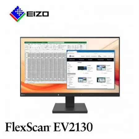 EIZOの21.5型(1920×1080)液晶モニター FlexScan EV2130 ブラック_家電製品 パソコン・周辺機器  _【1450847】