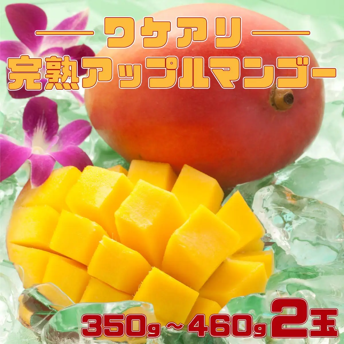 訳ありアップルマンゴー 2L 350g～460g
