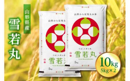 山形県産 雪若丸 10kg(5kg×2) F2Y-3919