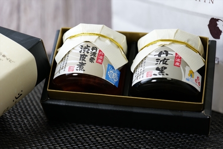 丹波味のはーもにー 2個入り 〈丹波市産〉 黒豆煮豆 栗渋皮煮 缶詰