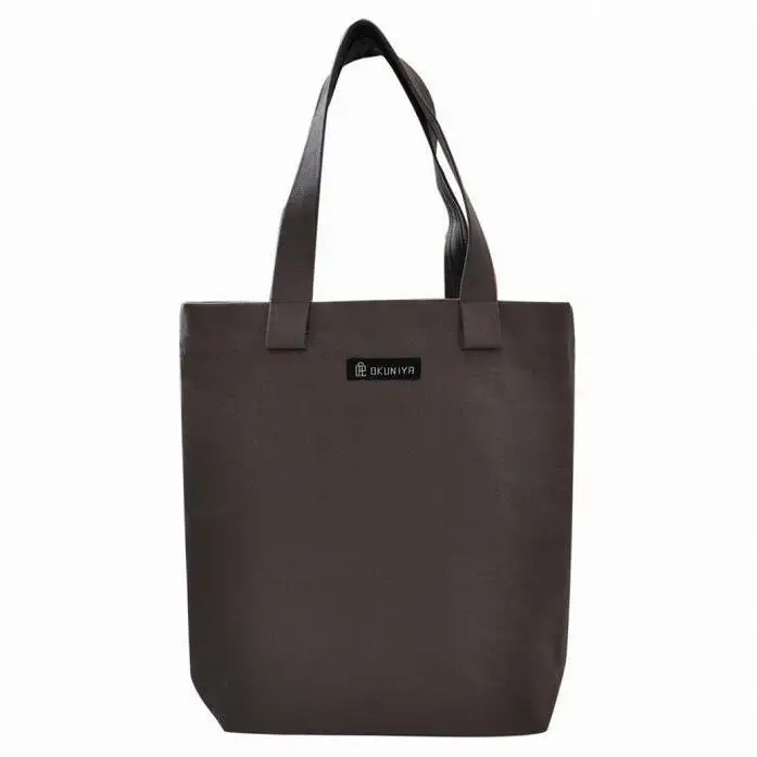 【福岡市の縫製工場オリジナルブランド OKUNIYA】A4トートバック グレー | かばん ファッション 人気 おすすめ 送料無料
