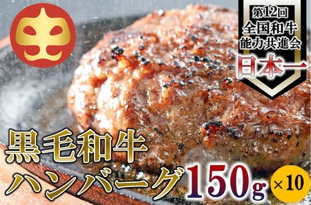 鹿児島県産『鹿児島黒牛A5ランク』極めたハンバーグ10個【うしの中山】(日付指定不可）