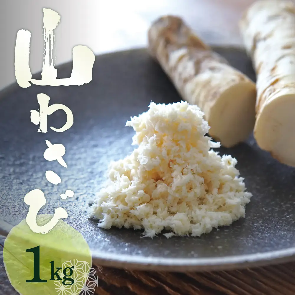 北海道芽室町 十勝産山わさび（土付き1kg）ワサビ わさび 生わさび 生 西洋わさび 新鮮 薬味 調味料 産地直送 お取り寄せ グルメ 北海道 十勝 芽室町me064-001c