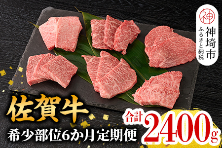 【希少部位を厳選!】佐賀牛定期便 6ヶ月(H106108)