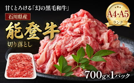 A5・A4ランク　石川県産　黒毛和牛　切り落とし　能登牛 お肉 牛肉 