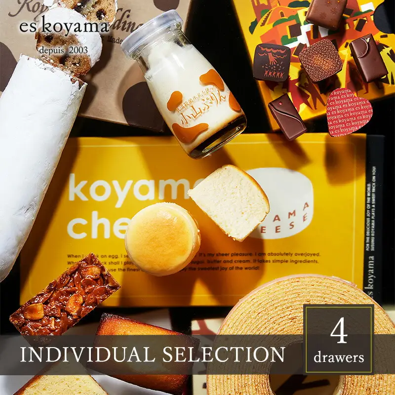【ふるさと納税】 INDIVIDUAL SELECTION ～4 drawers～ ギフト セット 小山ぷりん 小山チーズ ボンボンショコラ エスコヤマ コヤマ スイーツ デザート 詰め合わせ 詰合せ お祝い 贈答品 中元 歳暮 人気 おすすめ 送料無料 [3d28bai150009]