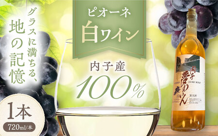 内子夢わいん 白ワイン (ピオーネ) 約720ml 1本 BKAG008