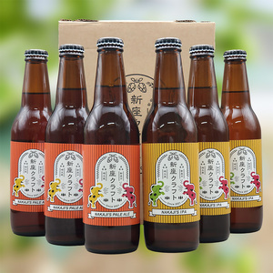 【クラフトビール】新座クラフト NAKAJIS PALE ALE＆NAKAJIS IPA（6本入り）