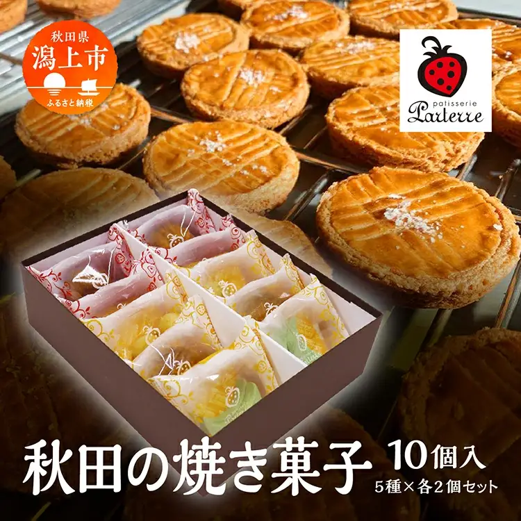 秋田の焼き菓子 5種 各2袋（計10袋）セット【パティスリーパルテール】