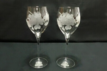 桜の酔(桜のワイングラス)2個入り K024080