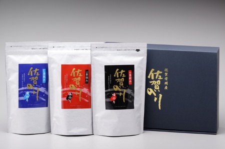 絶品！フワッと口どけ佐賀産最高級海苔：３色セットロング 169-C219