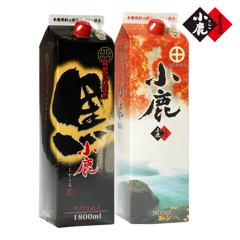 1808 小鹿パック飲み比べ2本セット3600ml（1800ml×2本） KN013-012 酒 焼酎