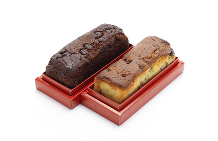 ブランデーガトーショコラとフルーツパウンドケーキエレガンテ セット