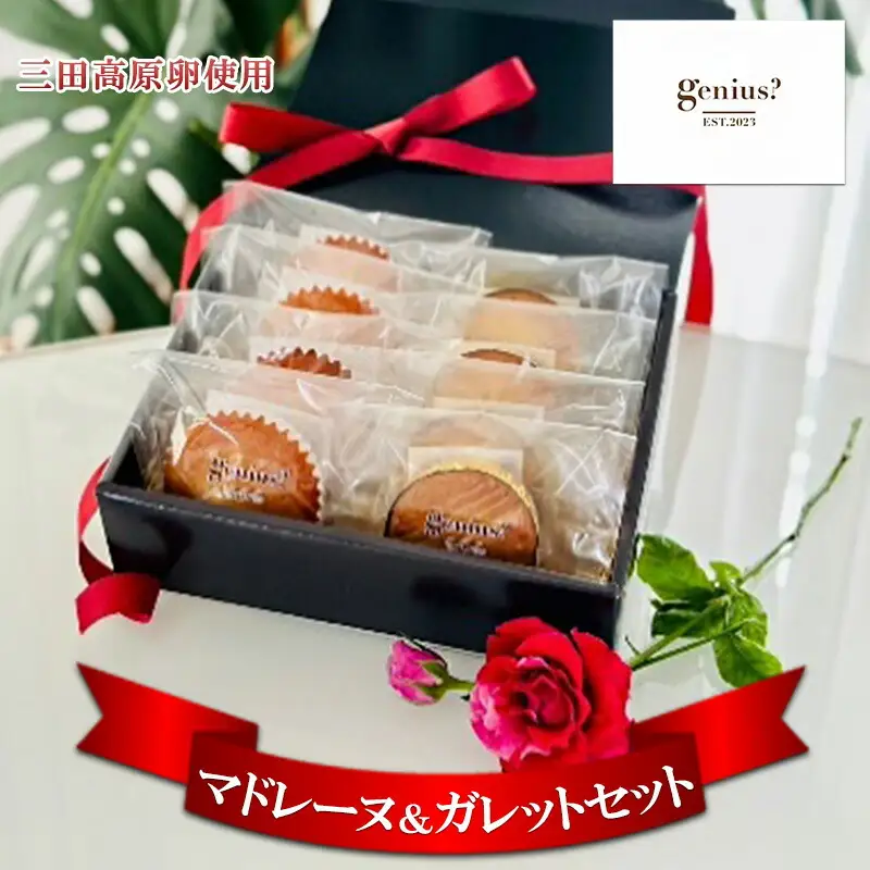 【ふるさと納税】 焼き菓子 マドレーヌ＆ガレットセット ( 三田高原卵使用 ・ガレットデロア 5個 / マドレーヌ 5個 )洋菓子 焼き菓子 ヘルシー スイーツ ギフト 贈答 お菓子 おやつ  送料無料 兵庫県 三田市 [3d28bae530010]