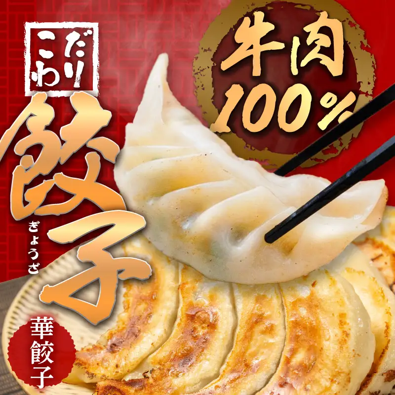 牛肉100％の餃子　華永の華餃子　10個入り2パック A07003