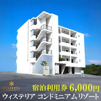 ウィステリアコンドミニアムリゾート　宿泊　利用券　6000円分