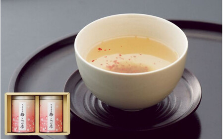 梅こんぶ茶85g×2 / 紀州南高梅 梅 乾燥梅 昆布 お茶 クエン酸 缶 化粧箱 和歌山 田辺市 【umk008】