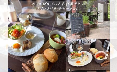 カフェ ぽかてらす お食事チケットドリンク付き (デザートなし) カレー ハンバーグ 手作り スパイスキーマカレー 煮込みハンバーグ ランチ お出かけ 飲食店 