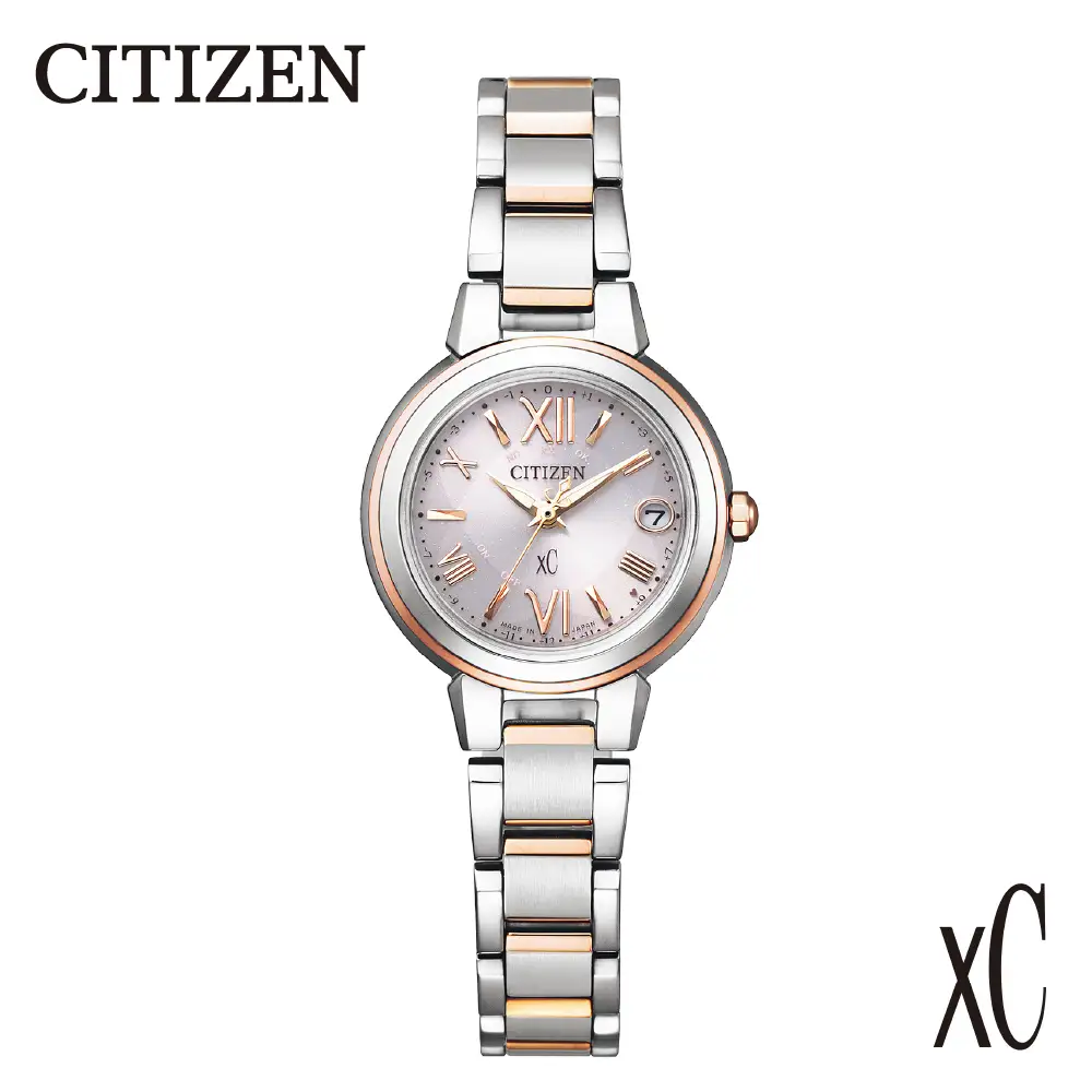 【CITIZEN】 クロスシー ES9434-53W 腕時計 レディース ピンクゴールド 光発電 エコ・ドライブ 防水 デュラテクトプラチナ ステンレス サファイアガラス メーカー保証 新潟県 妙高市