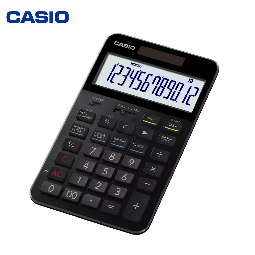 カシオ電卓 S100X-BK hi011-080 CASIO 計算機 事務用品 卓上電卓