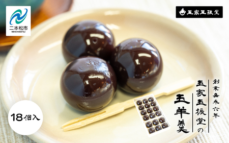 羊羹 玉羊羹 18個入 羊羹 和菓子【株式会社玉家玉振堂】