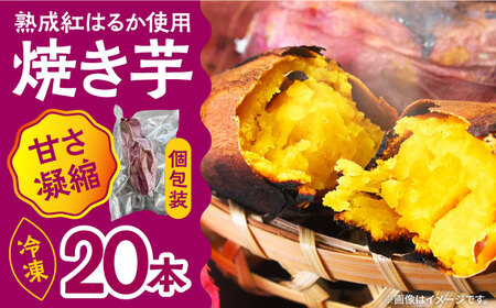 【数量限定】【ねっとり甘い熟成サツマイモ】冷凍焼き芋（紅はるか） 20本(S〜M) / さつまいも やき芋 冷凍 小分け 個包装 冷やし焼き芋 / 南島原市 / 池田海陸物産 [SEW001]