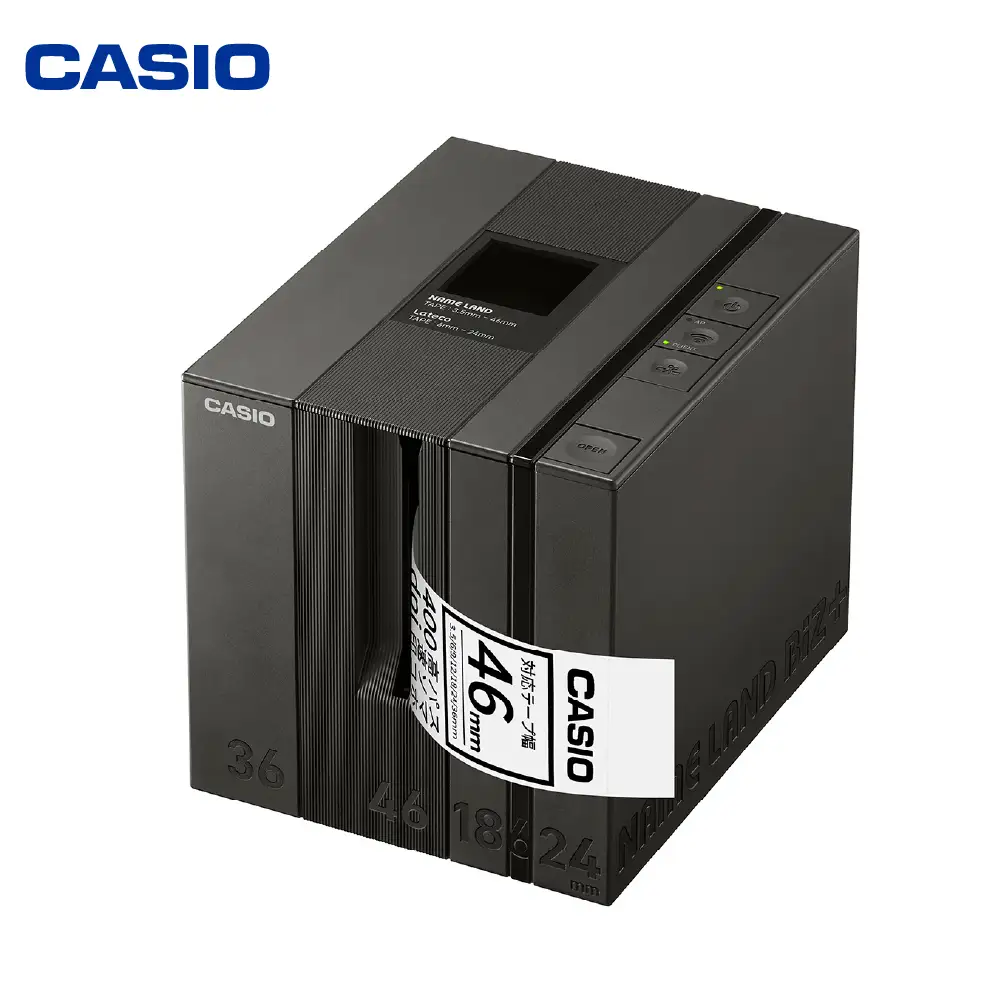 カシオ電子文具　NAME LAND Biz+ KL-LE900-TA　hi011-091　ラベルライター ラベルプリンター ラベルメーカー シールプリンター ネームランド スマホ対応 PC対応 専用アプリ ポータブル USB 業務用 家庭用 送料無料 山形県 東根市