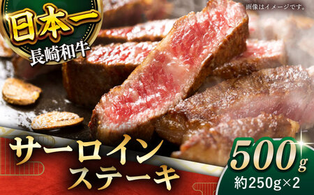 サーロイン ステーキ 計500g[QBD011]牛肉 国産 長崎和牛 サーロインステーキ