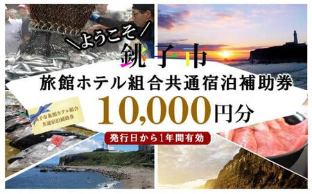 宿泊 銚子市 旅館ホテル組合共通 宿泊 補助券 10,000円分