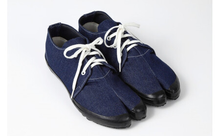 倭紋－わもん－地下足袋 デッキ足袋 INDIGO（27.0cm）【兵庫県  高砂市】