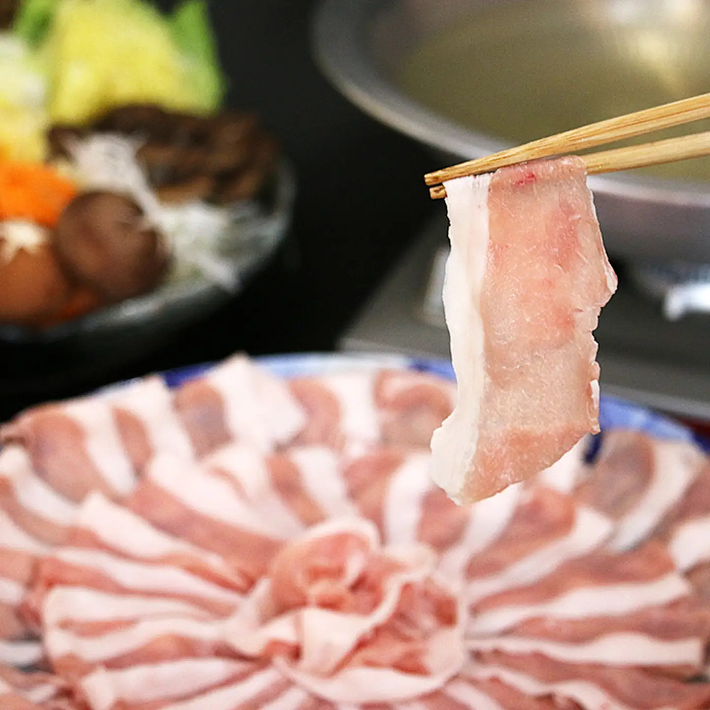 肥前さくらポーク ロースしゃぶしゃぶ用 2kg：B250-003